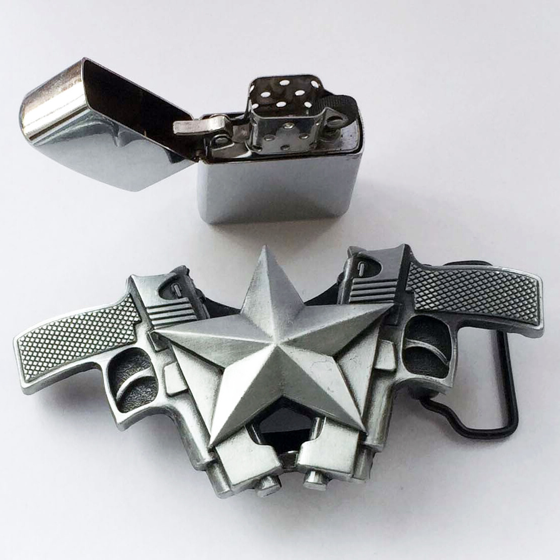 Custom Zinc Alloy Belt Buckle Metal 3D Unique Design Fashion Lighter Belt buckle