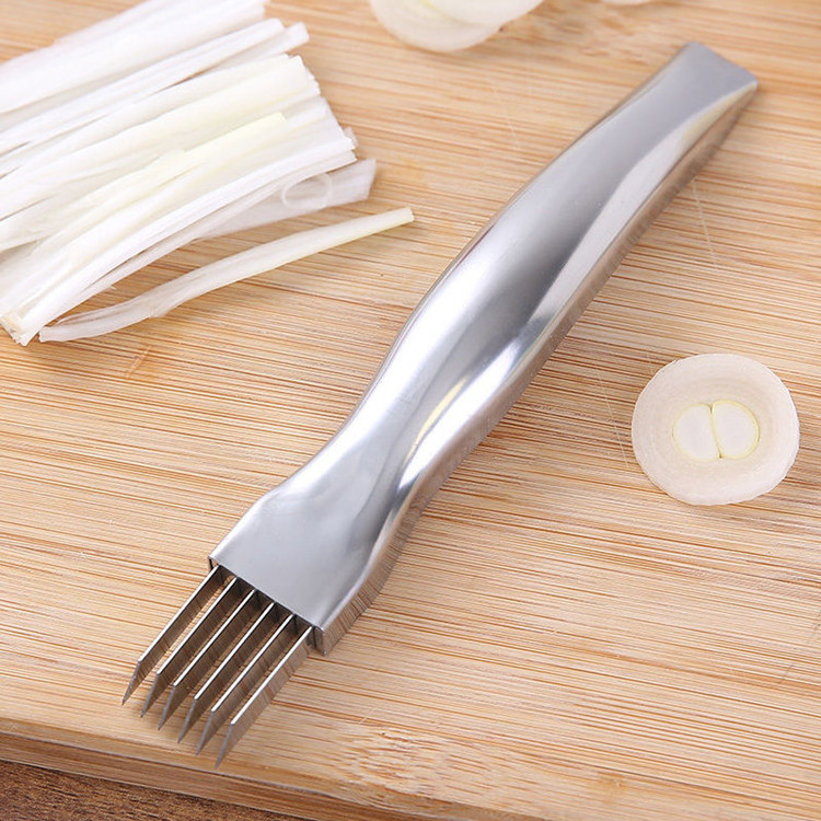 Multi functional kitchen gadgets stainless steel kitchen scallion cutter