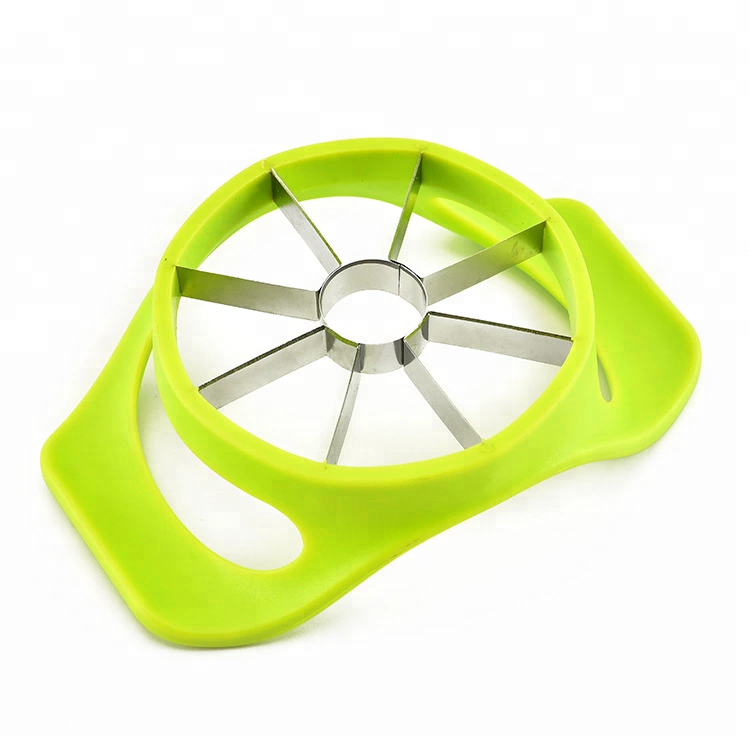 Fruit tools 8 blade slices stainless steel apple cutter plastic handle apple slicer corer