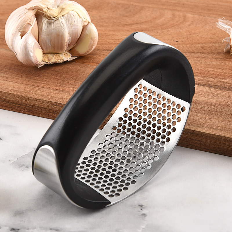 Exclusive design stainless steel garlic mincer rocker press