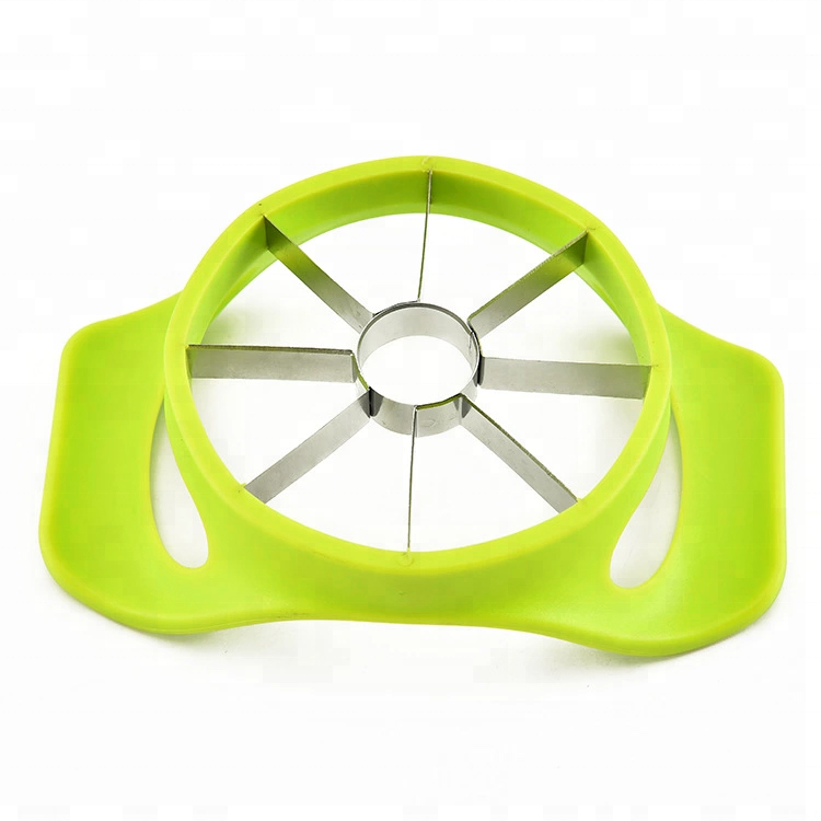 Fruit tools 8 blade slices stainless steel apple cutter plastic handle apple slicer corer