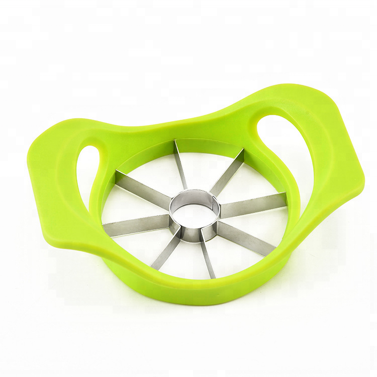 Fruit tools 8 blade slices stainless steel apple cutter plastic handle apple slicer corer