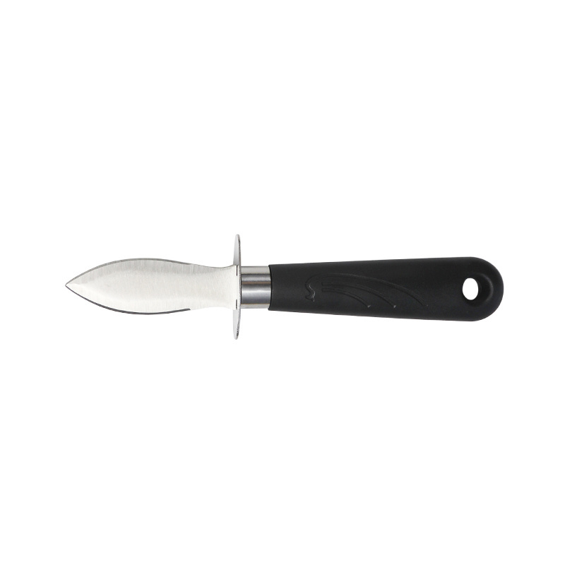 Kitchen Gadgets Seafood Clam Shell Opener Tools Stainless Steel Oysters Open Knife With Plastic Handle