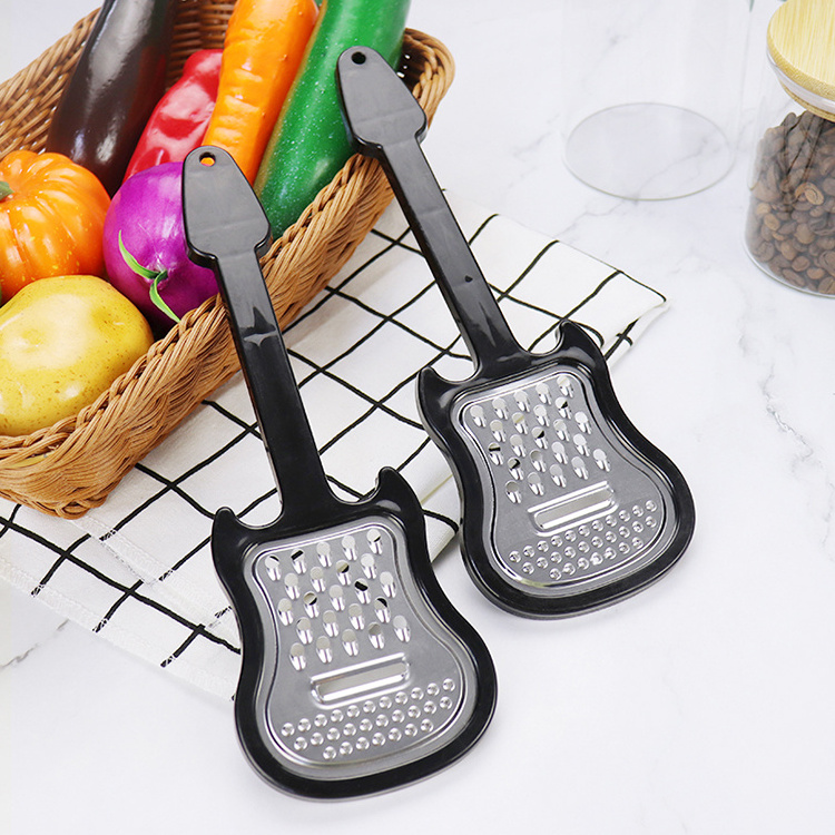 3 in 1 multi-functional cheese grater guitar shaped vegetable slicer carrot grinder cucumber grater