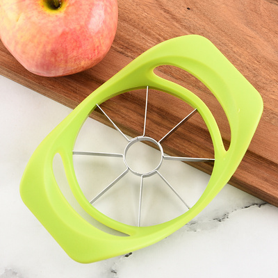 Fruit tools 8 blade slices stainless steel apple cutter plastic handle apple slicer corer