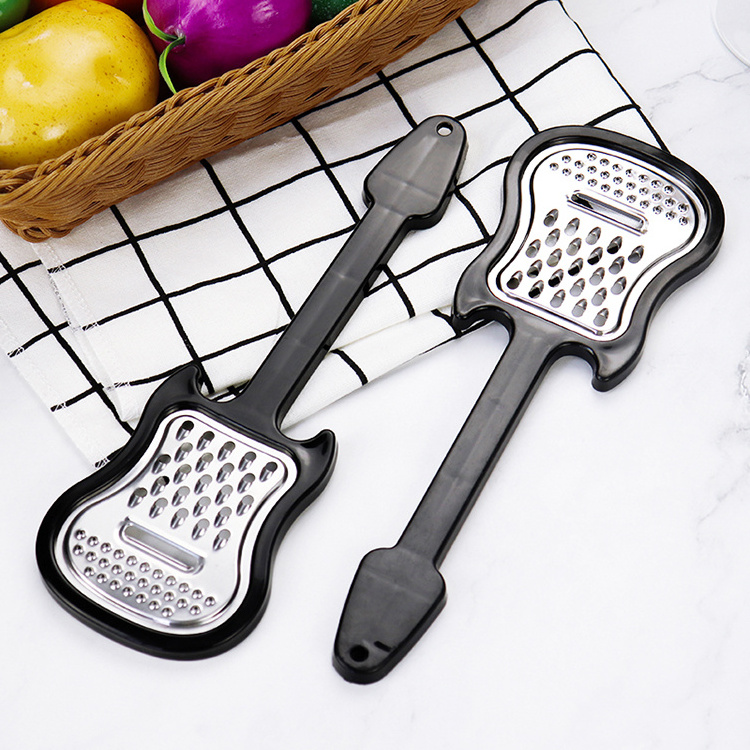 3 in 1 multi-functional cheese grater guitar shaped vegetable slicer carrot grinder cucumber grater