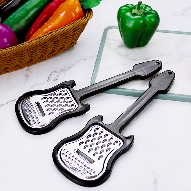 3 in 1 multi-functional cheese grater guitar shaped vegetable slicer carrot grinder cucumber grater