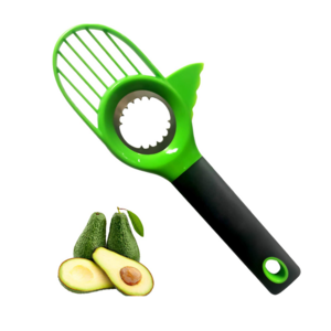 soft grip handle 3 in 1 avocado cutter slicer and corer pitter multi functional avocado knife