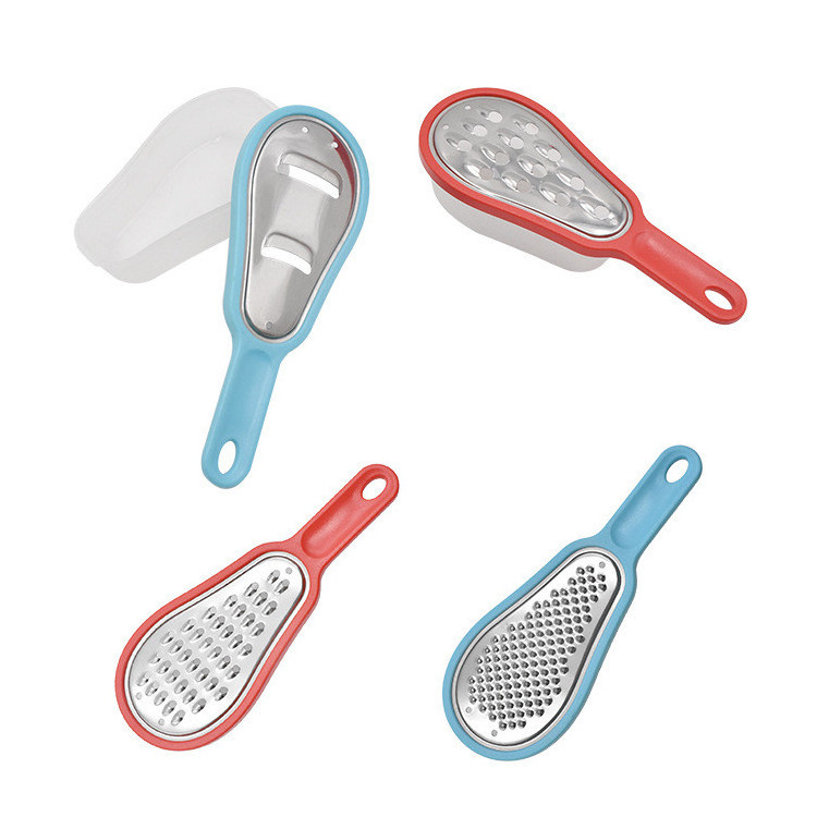 mini stainless steel cheese grater with container multifunctional kitchen slicer for carrot and cucumber