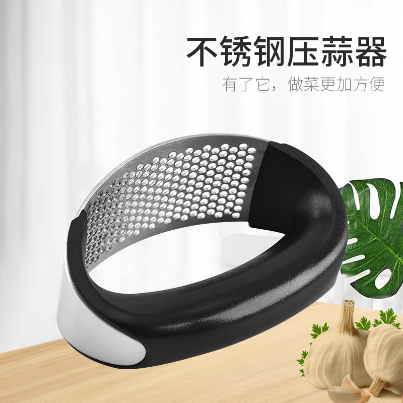 Exclusive design stainless steel garlic mincer rocker press