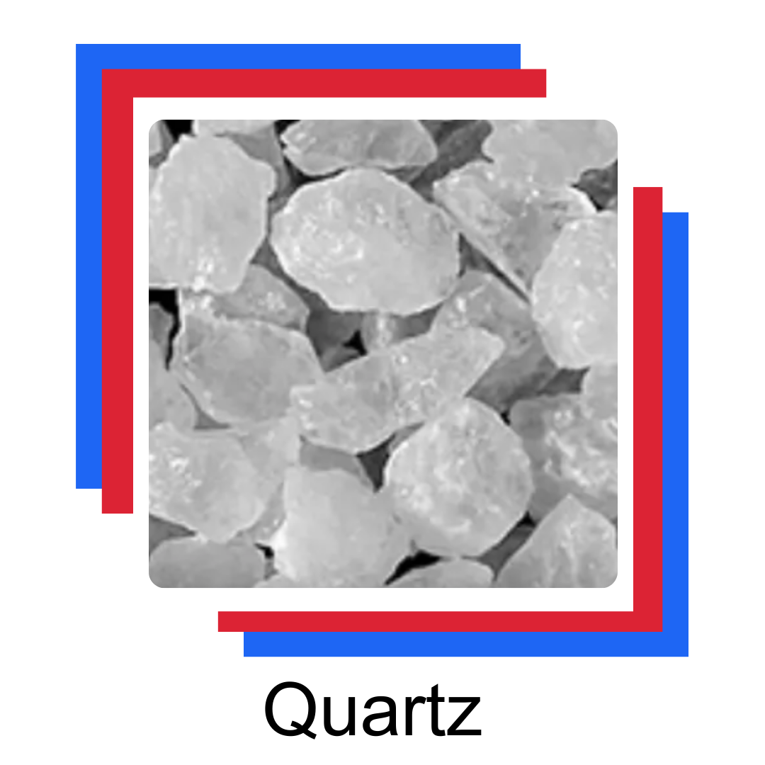 High quality snow white quartz  for glass, ceramic production and water filtration