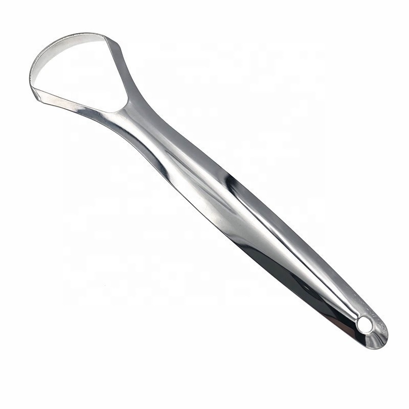 Medical Grade 100% Stainless Steel Tongue Scrapers for Oral Care  Easy to Use Tongue Cleaner for Hygiene