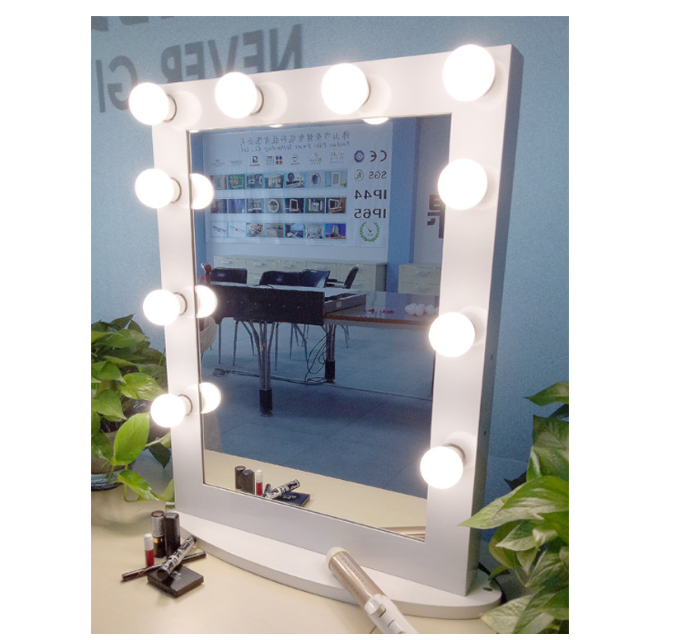 Luxury Table  Mirror Light Vanity  Hollywood Led Makeup Mirror with Led light Bulbs