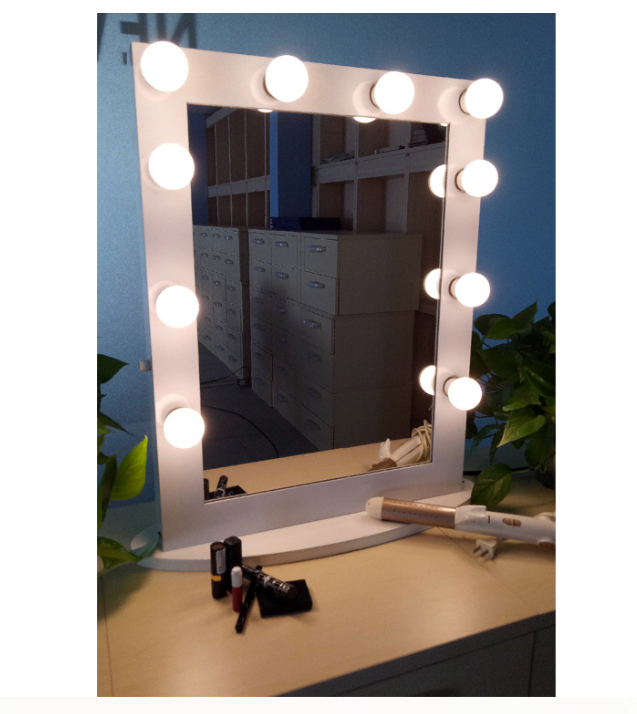 Luxury Table  Mirror Light Vanity  Hollywood Led Makeup Mirror with Led light Bulbs