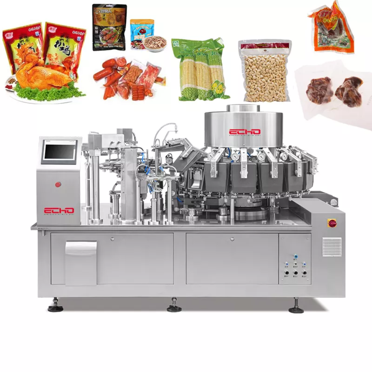 ECHO High Speed Automatic Pickles Small Bag Vacuum Packaging Machinery