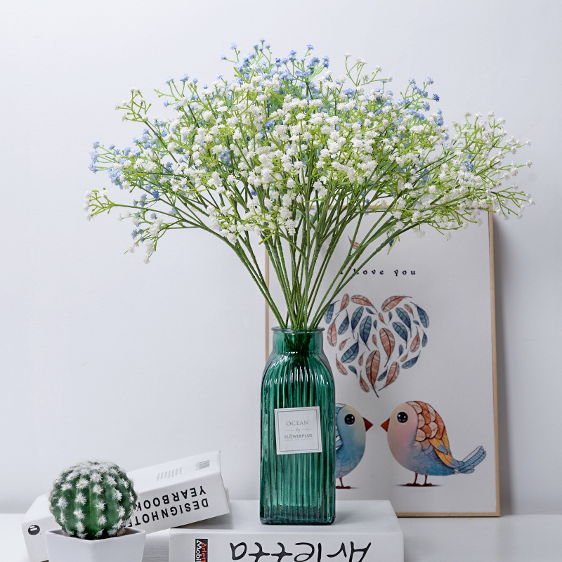 DIY Home Garden White Baby Breath Wedding Party Decoration Real Touch Gypsophila Artificial Fake Silk Plants Flowers