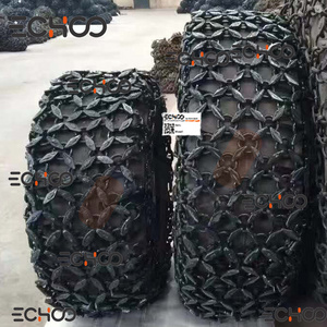 18.00-33 mini loader protection chain tire protection chain for Used Caterpillars  wheel loader Tyre/tire protection chains