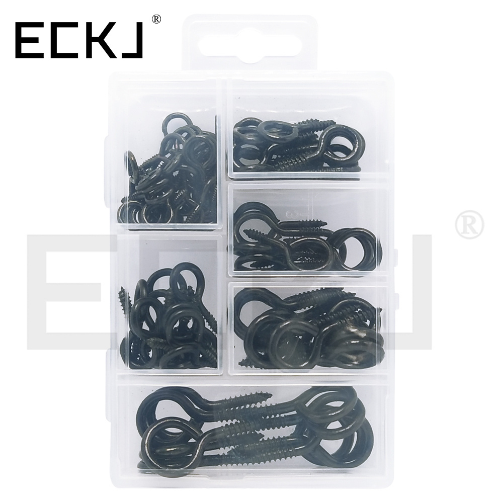 High quality galvanized carbon steel eyebolt self tapping eye screw 9-ring kit galvanized eyebolt screw eyes