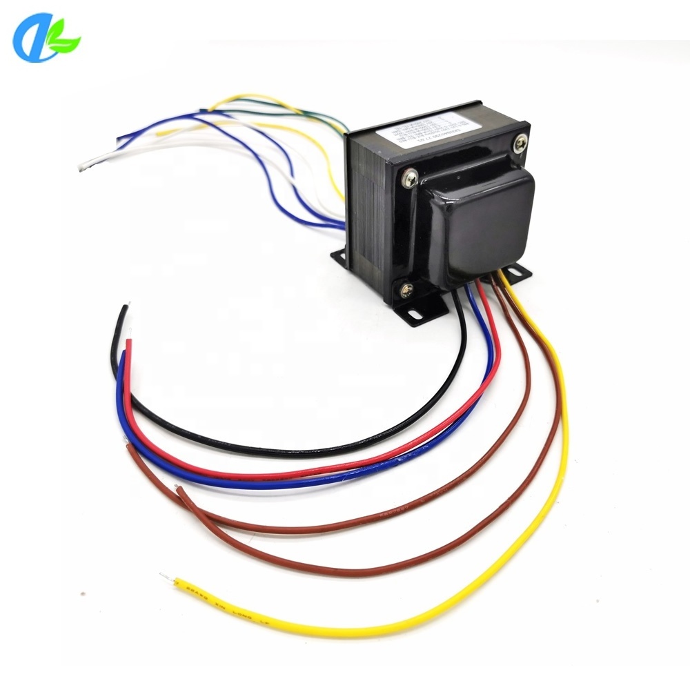 EI 86x42 audio power transformer 120v 60hz 230v 50hz to 250v 20v 12v 6.3v 50hz dual outputs 100VA lamination transformer