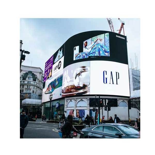 custom waterproof P3 P4 P5 P6 LED panel video wall display curved soft flexible outdoor shopping advertising LED display screen