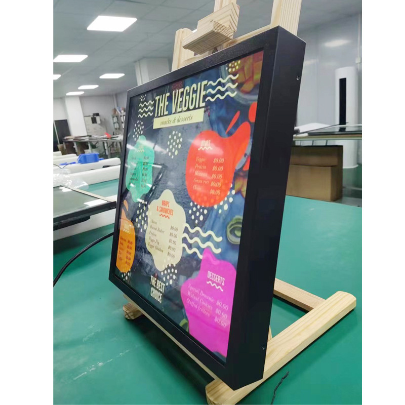 art digital display high brightness 2k 22 33 55 inch square screen tft advertising lcd panel square display monitor with touch