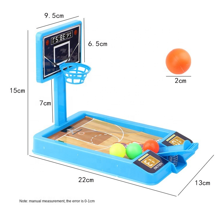 Children's Indoor and Outdoor Desktop Shooting Board Game Mini Plastic Finger Basketball Toy