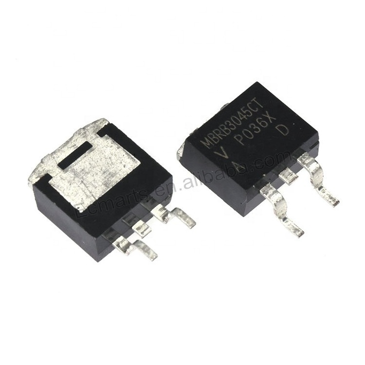 EC-Mart Dual Anode Common Cathode Schottky Diodes & Rectifiers MBRB3045CT