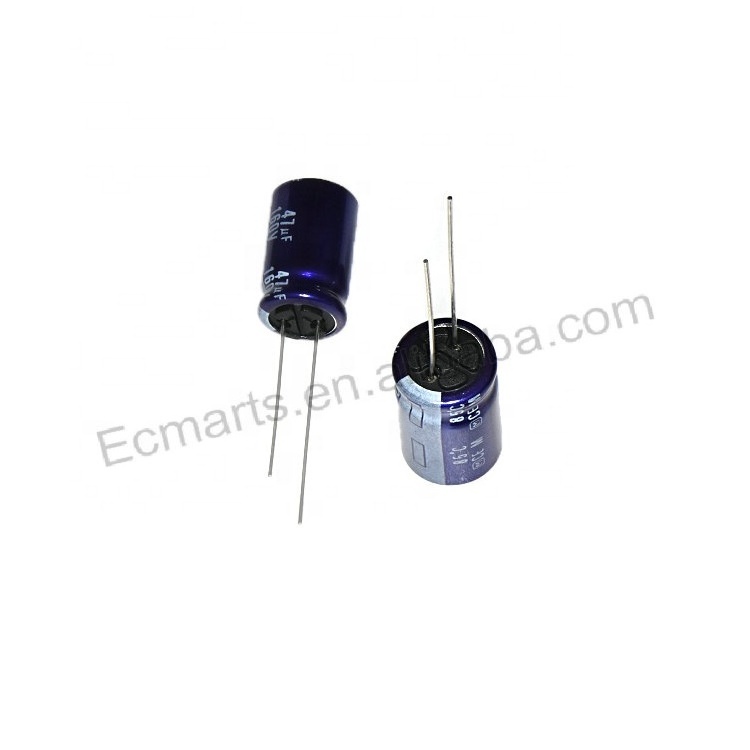 EC-Mart Radial Leaded 47UF 160V Aluminum Electrolytic Capacitors ECA-2CM470