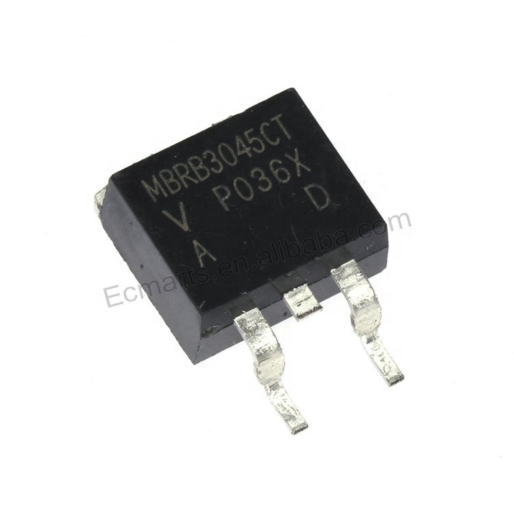 EC-Mart Dual Anode Common Cathode Schottky Diodes & Rectifiers MBRB3045CT