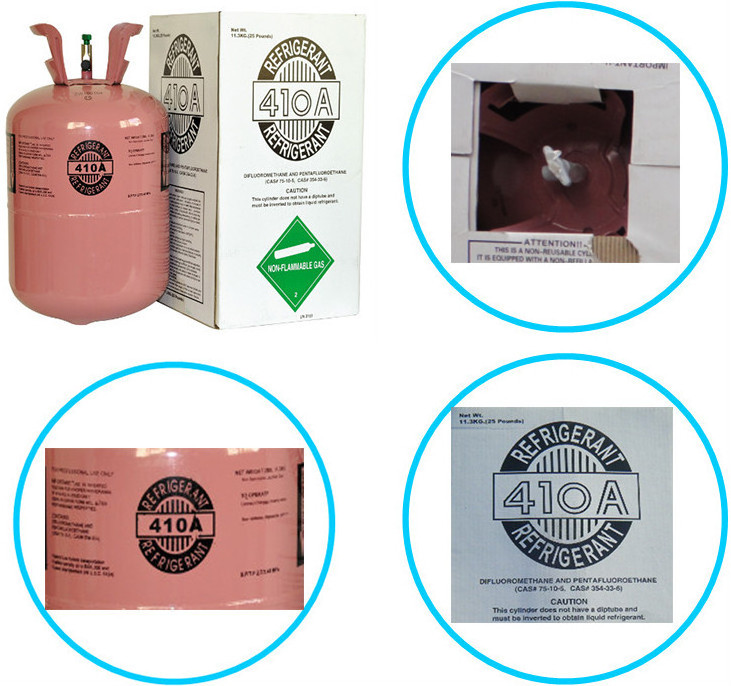 Best quality refrigerant gas R410A used in cold storage in hydrocarbon