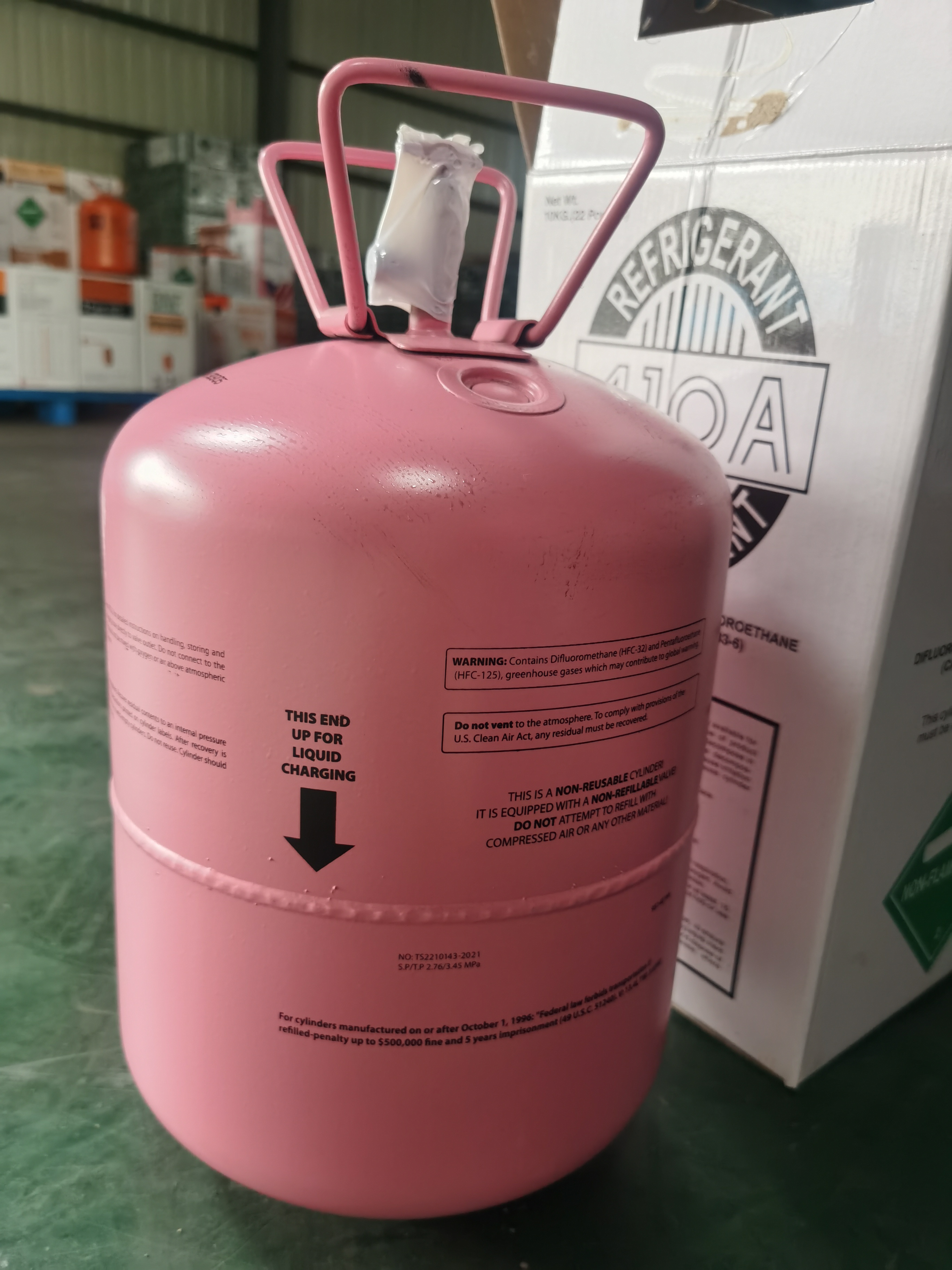 Mixed refrigerant gas r134a/r404a/r407c/r410a /r507 cooling gas in hydrocarbon