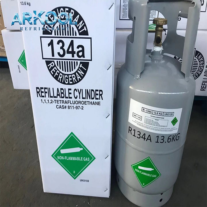 Competitive Price Gas Refrigerantes Refrigerant R134a Gas 13.6kg Environmentally Friendly Refrigerant Air Conditioner 212-377-0