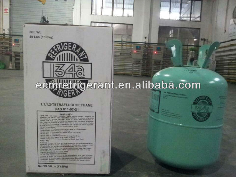 R134a refrigerant gas 13.6kg CAS 811-97-2 99.9% purity R134a factory price