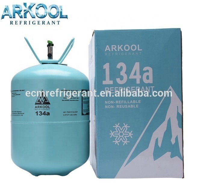 HFC-134a 13.6kg 12kg refillable Cylinders r 134a r22a R 22 Refrigerant Gas