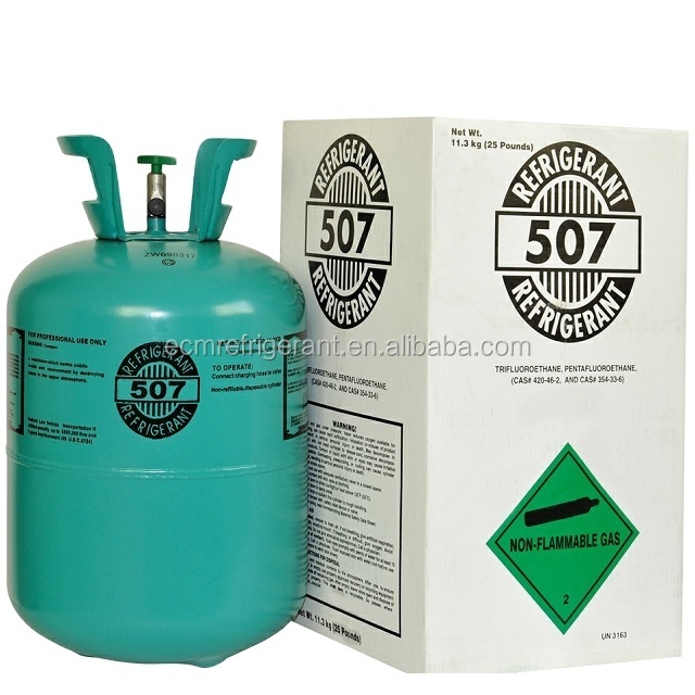 Mixed R507 Refrigerant Gas Hydrocarbon & Derivatives Used in Air Conditioners (Compatible with R134A R404A R407C R417A R600A)