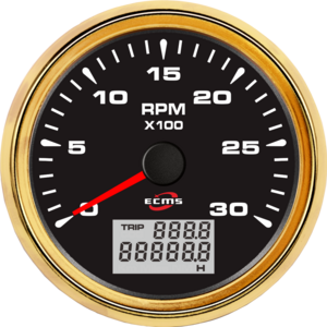 White 85mm 3K RPM Gauge Meter Digital RPM Tachometer Pulse Engine Tachometer RPM Meter