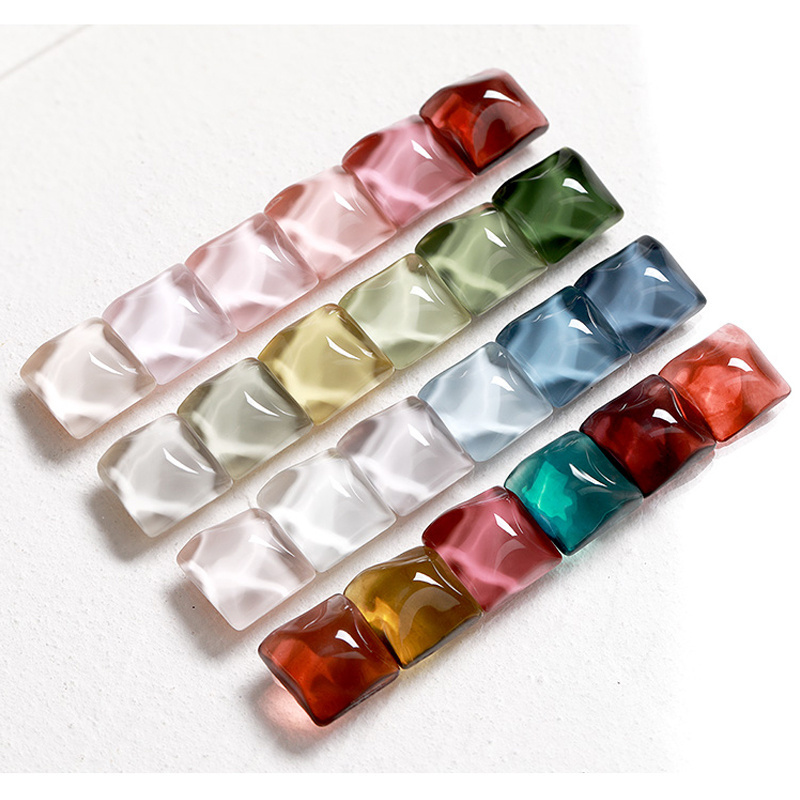 Nails salon professional products uv gel nail polish colors display tools card transparent glass bead nail tips diamond form