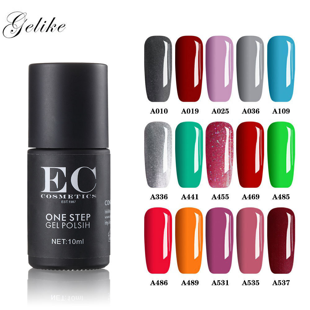 Easy Application One Step Gel Nail Polish Color Nail Gel Supplies Product