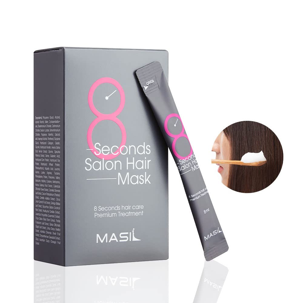 Korean Beauty Personal  Hair Care Salons Products Professional  Masil Masil 8 Seconds Salon Hair Mask Stick  Pouch  20x8ml