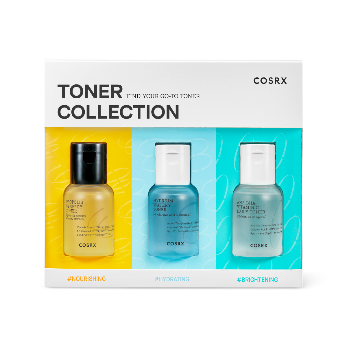 Korea Beauty Skin Care COSRX PROMOTION SET  FIND YOUR GO TO TONER COLLECTION