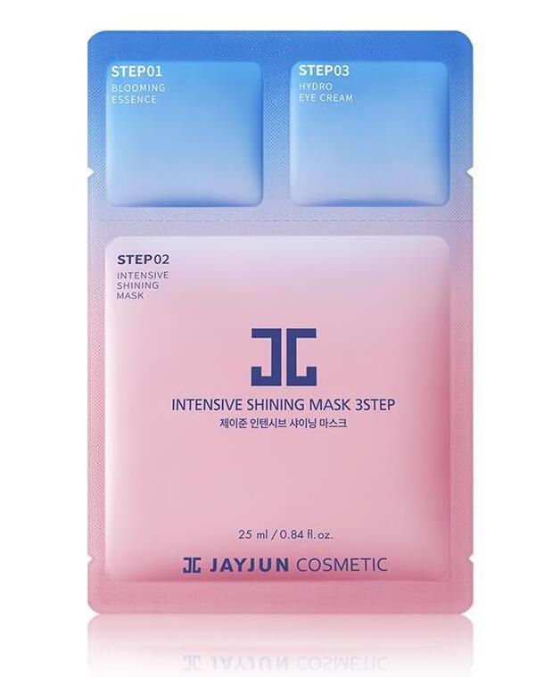 Korea JAYJUN Official Intensive  3-step Baby Pure Shining Facial Mask Pack  25ml / 0.84 fl.oz. Pack of 10