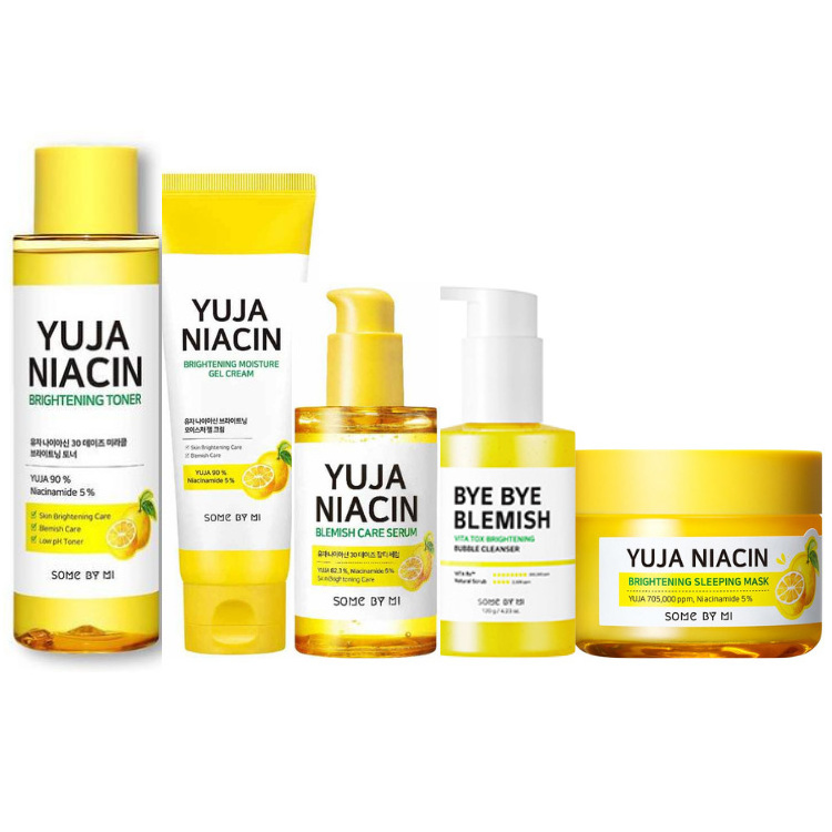 KOREA SOME BY MI SKIN CARE PRODUCTS YUJA NIACIN 30 DAYS MIRACLE BRIGHTENING STARTER KIT