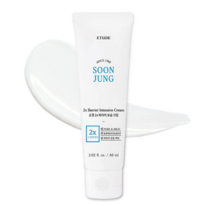 Hypoallergenic Shea Butter Hydrating Facial Cream for Sensitive Skin ETUDE HOUSE SoonJung 2x Barrier Intensive Cream 60ml