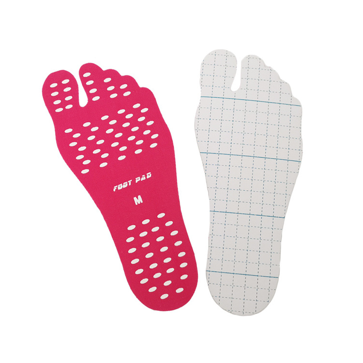 New Design Nakefit Stick on Sole Shoe Pads,Invisible Adhesive Shoe for Beach,Pool and outdoor activity