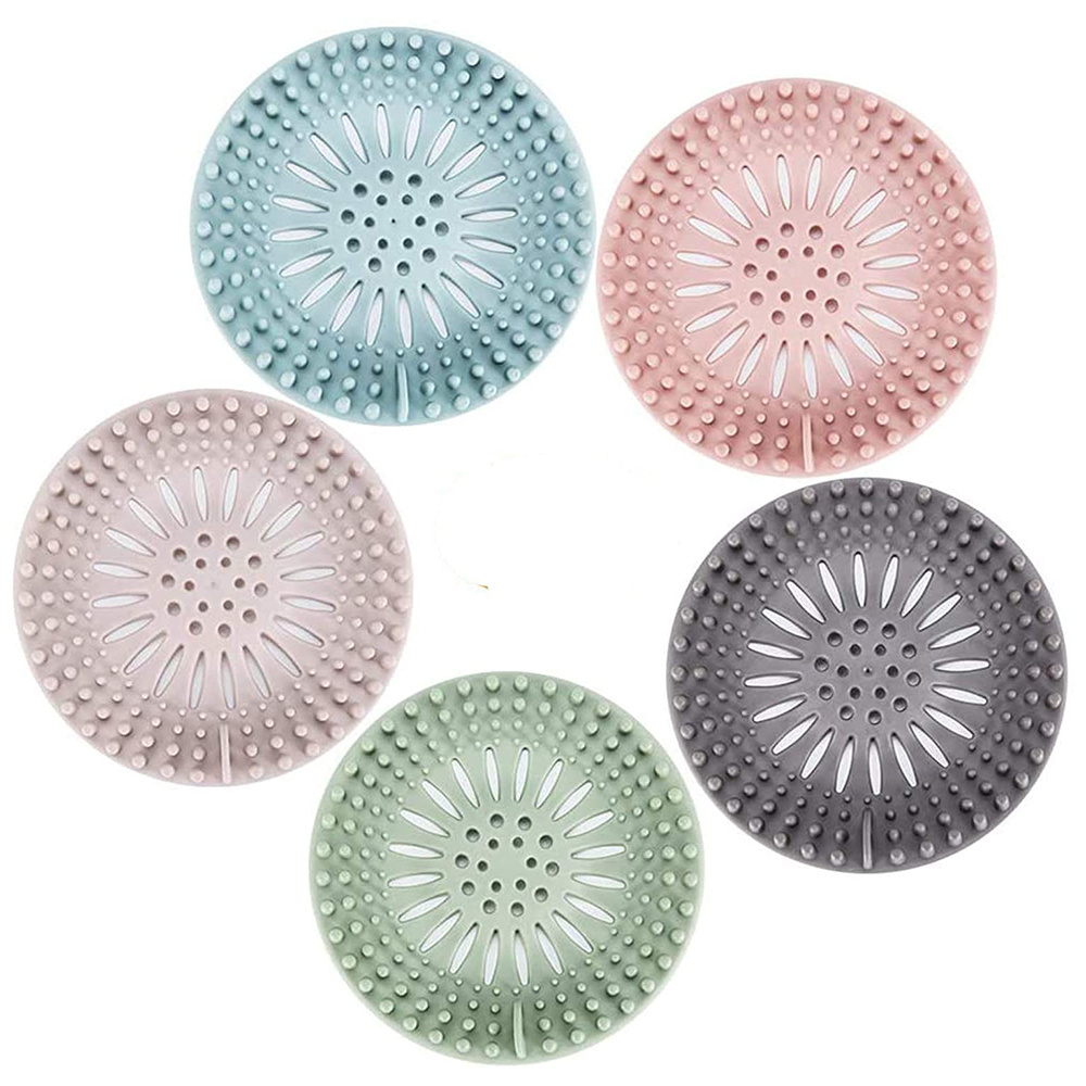 Tub Drain Protector Hair Catcher Stopper Shower Drain Covers Hair Stopper Shower Drain For Bathtub And Kitchen