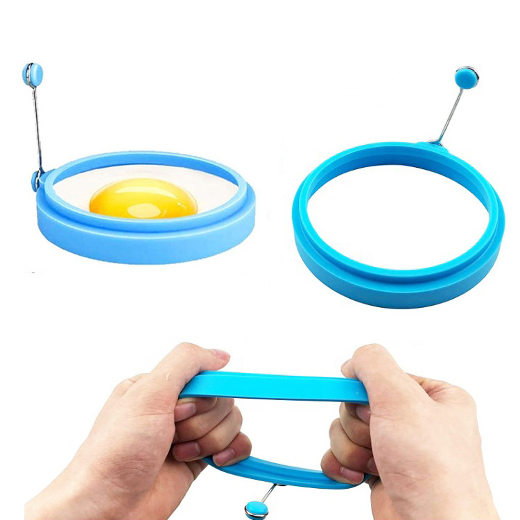 Kitchen Utensils Silicone Round Pancake Egg Ring Silicone Egg Pancake Rings Molds