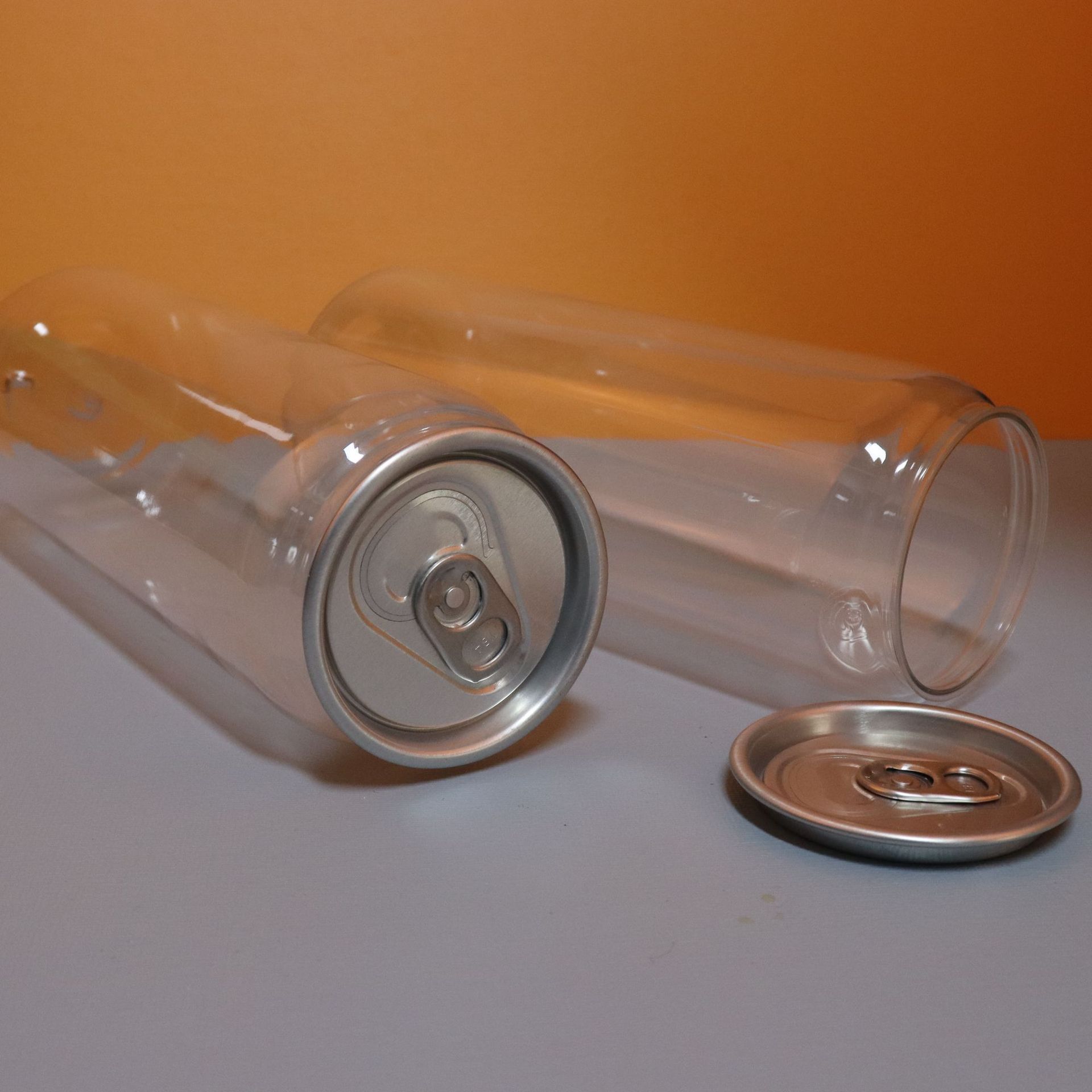 500ml Plastic Cans Transparent Plastic Can Soda Drinking Bottle