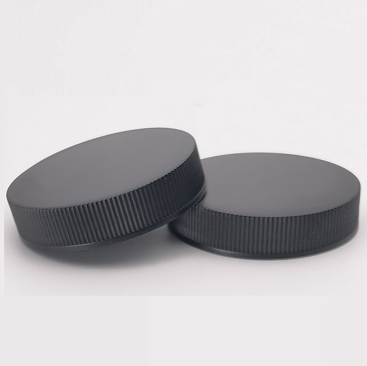 48/400 48mm Polypropylene Caps Fresh caps for glass or plastic containers Continuous thread with ribbed sides and foam liner