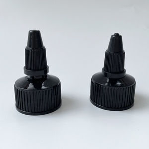 20mm 24mm 28mm Spout Cap closures plastic bottles caps twist top cap dispenser for hair product hot sauce packaging lid