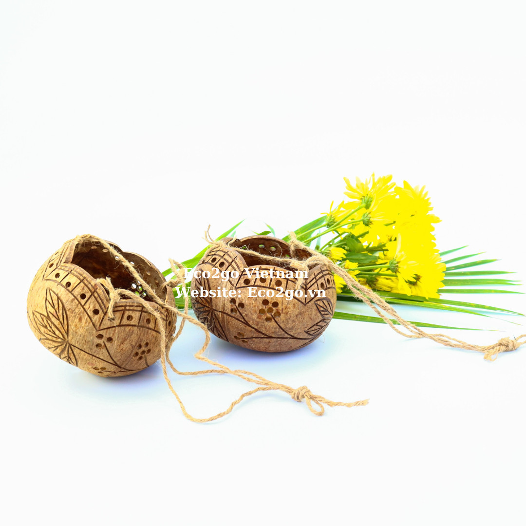 Sustainable Coconut Plant Pot High Quality With Eye-Catching Design/Coconut Plant Pot/ Eco-Friendly Coconut Plant Pot in Vietnam